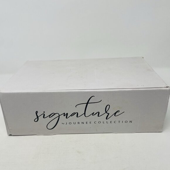 Journee Signature Collection Womens 6.5 Charlize Twisted Slip On Dress Sandals - Picture 9 of 9